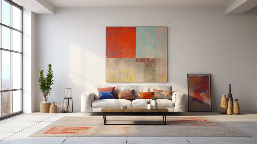 Luxury interior living room